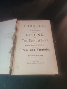 Picciola, Undine und die zwei Kapitäne, Paul und Virginia - Arundel-Serie um 1800 - Bild 1 von 6