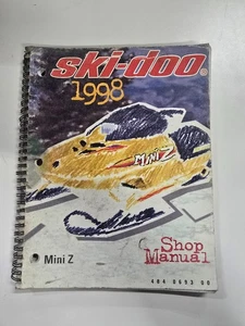 1998 SKI-DOO SNOWMOBILE MINI Z SHOP SERVICE MANUAL P/N 484 0693 00  (476) - Picture 1 of 5