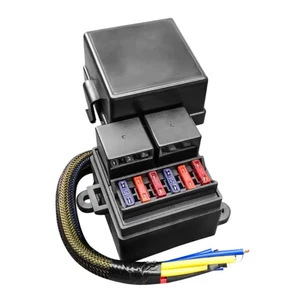Scatola relè fusibili 80A 12V per applicazioni marine automobilistiche con facile connessione - Foto 1 di 7