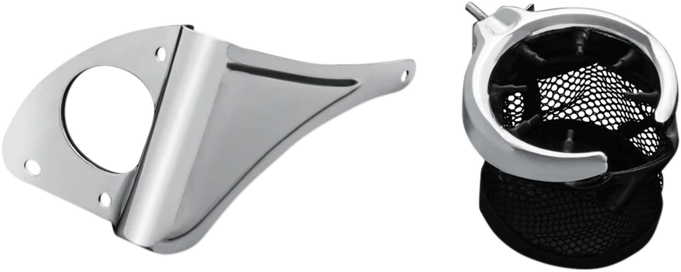 Kuryakyn 1692 乘客饮料架带篮子 14 上旅游右侧镀铬 — 第 1/1 张图片