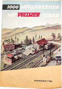 Vollmer Model Train Railroad Freight Depot 1961 instructions German language - Picture 1 of 4