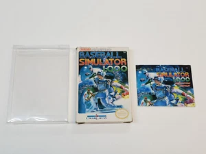Baseball Simulator 1.000 Nintendo NES Box and Manual Only * - Picture 1 of 22