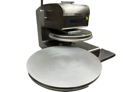 DoughXpress DXM-SS 18” Manual Stainless Steel Heavy Duty Pizza Dough Press - Image 1 of 4