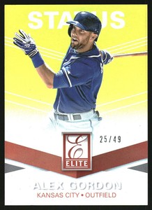 2015 Elite Status Gold #106 Alex Gordon /49