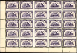 Costa Rica Sc #C35— 25er Bogen 1937 postfrisch ss og - Bild 1 von 2