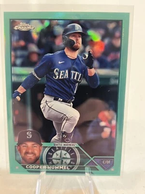 2023 Topps Chrome Update Cooper Hummel Aqua Refractors #USC120 /199 - Image 1 of 2