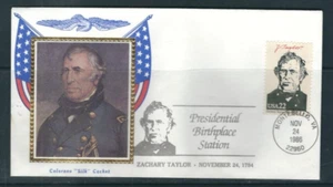 USA Presidents / Millard Fillmore . Presidential Birthplace . Colorano Cachet - Picture 1 of 1