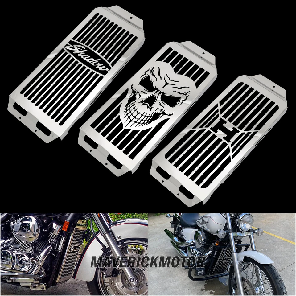 Protector de rejilla de cubierta de radiador para Honda Shadow Aero VT750 04-13 750C2 Spirit 07-09 Foto 1 de 4