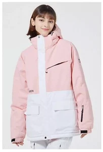 Arctic Queen Damen Outdoor wasserdichte Schnee Ski Jacke Gr: XL pink & weiß - Bild 1 von 18
