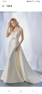 New Unworn Wedding Dress By Ronald Joyce Joanie 18058 size 16 - Picture 1 of 5