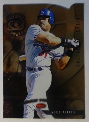 1998 - DONRUSS PRFERRED POWER - MIKE PIAZZA - DIE CUT - CARD # 173 - Image 1 of 2