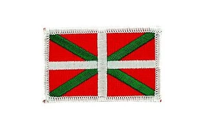 Patch toppe toppa ricamate termoadesiva bandiera euskadi paesi baschi backpack - Imagen 1 de 1