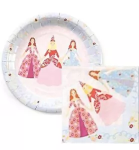 Princess Party Supplies Lot Invitation Plates Napkins Favor Boxes! - Picture 1 of 5