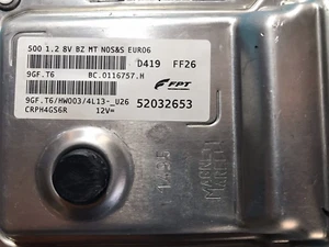 ECU Centralina FIAT 500 - MAGNETI MARELLI - 9GF.T6 - 52032653 - Foto 1 di 2