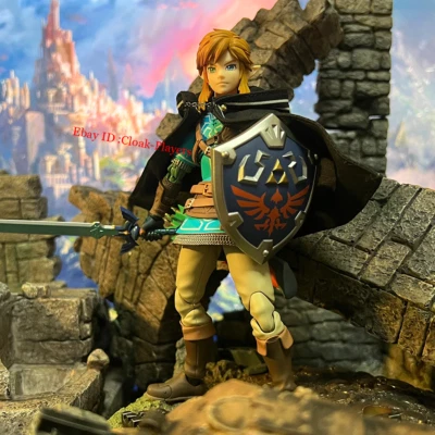 1/12 Wired Cape Cloak for 6" Figma Link Tears of the Kingdom Figure (No figure) - Image 1 of 4