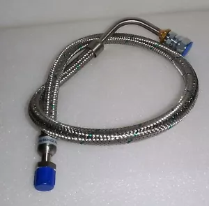 CTI Cryogenics 1020229 Rev A Stainless Steel Braided Hose 1/4" VCR 1/2" UNEF - Picture 1 of 6