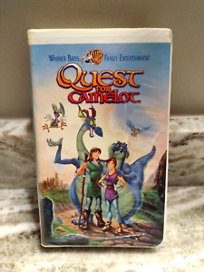 1998 Quest For Camelot Warner Brothers VHS Movie 16607 Clamshell