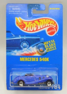 Hot Wheels 1991 - Mercedes-Benz 540K #164 Purple Unopened Sealed 0422 - Picture 1 of 4