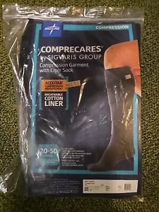 SIGVARIS COMPRECARES Reusable Compression Garment Kit Sock XXL- Tall 20-50mmHg - Picture 1 of 4
