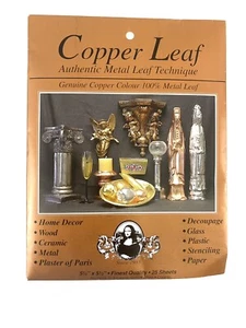 Mona Lisa Produkte Neu in Verpackung Copper Leaf Authentic Metal Leaf Technique 25 Blatt - Bild 1 von 2