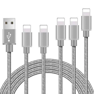 for i Phone i Pad Charger Cables Car Carplay Cables, 5Pack 3/3/6/6/10ft Light - Picture 1 of 7