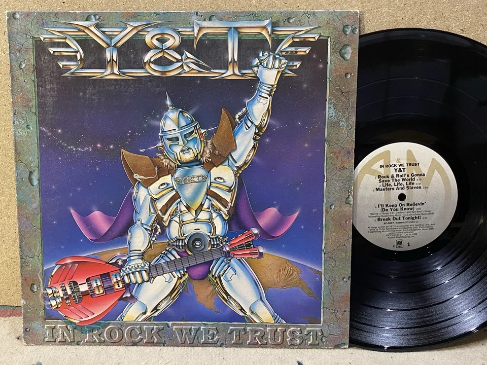 Y&T In Rock We Trust NM ORIG metal - Image 1 of 1