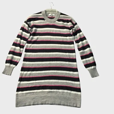 Vestido Suéter Jack By BB Dakota Para Mujer Pequeño Multicolor Rayas Suave Pullover Foto 1 de 4