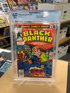 QUIOSCO BLACK PANTHER #1 PRIMERA SERIE EN SOLITARIO CÓMIC MARVEL 1977 CBCS 6,0 WP - Imagen 1 de 5