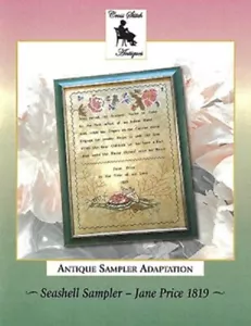 Seashell Sampler-Jane Price 1819~Cross Stitch Antiques - Picture 1 of 1