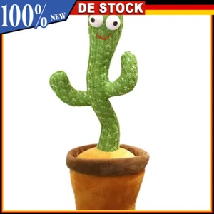Sprechender Tanzender Kaktus Elektronischer Shake Elektronischer Plüschtier Gift - Bild 1 von 13