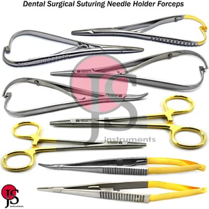 Surgical Suture Instruments Needle Holder Ligature Suturing Pliers Veterinary - Picture 1 of 12