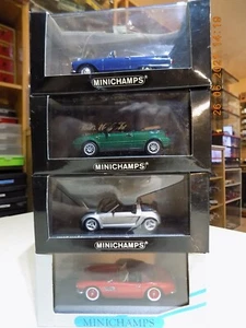 4 MINICHAMPS 1:43. GOLF, AUTO UNION, BMW, SMART - Foto 1 di 9