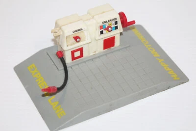 Vintage Toy Gas Pump Station Express Lane / Happy Motoring - J R I Hong Kong. - Image 1 of 4