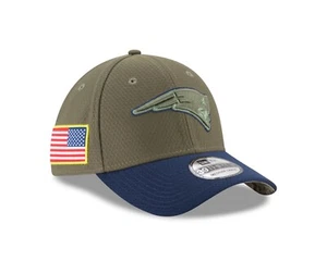 New England Patriots Salute to Service 39THIRTY Flex Hat - Green - Picture 1 of 8