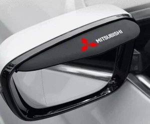 2X Rear View Mirror Rain Board Eyebrow Sun Visor for Mitsubishi Car Accessories - Imagen 1 de 5