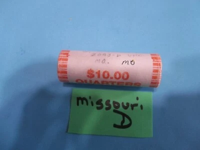 2003 Missouri D State quarter roll  bank rolled  uncirculated - Image 1 of 3