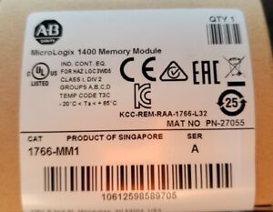 Allen Bradley 1766-MM1 Memory Module for MicroLogix 1400 Controller Module Set