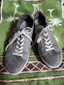 BOBS by SKECHERS Memory Foam Women's Shoes Gray SZ 8.5 BASEBALL STYLE 4893 - Picture 1 of 8