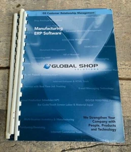 Manufacturing ERP Software Global Shop Solutions GS Customer Relationship Manage - Picture 1 of 1