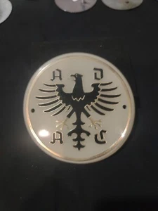 Vintage Enamel ADAC Allgemeiner Deutscher Automobil Club German Car Badge Emblem - Foto 1 di 8