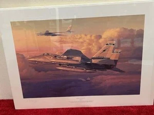 F-15A "Eagle Intercept" Aviation Art by Phillip West Signed Numbered Print COA - Picture 1 of 5