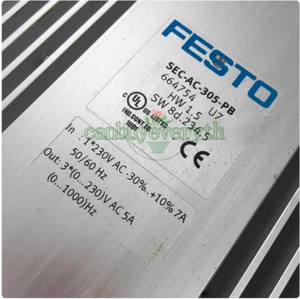 Servoaccionamiento usado Festo SEC-AC-305-PB 664754 S7004 1 PIEZA probado - Imagen 1 de 1
