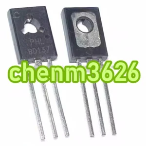50PCS Power triode BD137 TO 126 60V/1.5A/8W NPN power transistor #YT - Picture 1 of 1
