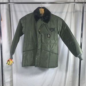 VTG Refrigiwear Freezer Jacket M Mens Green Parka 70’s Puffer Coat New With Tag - Picture 1 of 14