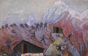 ac7013 - CARTOLINA D'EPOCA - REGGIMENTALI - Alpini - Picture 1 of 2