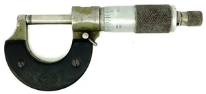 ETALON Outside Micrometer, Inch, Friction Thimble, 0-1” Range - Picture 1 of 2
