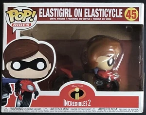 FUNKO POP Incredibles 2 n°45 Elastigirl on Elasticycle Très bon état - Picture 1 of 6