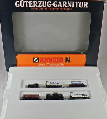 Arnold 0154 Güterzug "Deutsche Reichsbahn Epoche II" aus Sammlung mit OVP - Bild 1 von 2