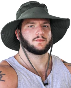 Wide Brim Sun Hat for Womens and Mens Sun Hats - UV Protection Fishing Hat Sa... - Picture 1 of 7