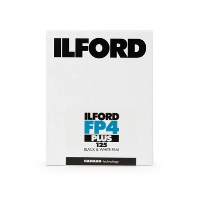 Ilford FP4 Plus 125 4x5" 25 Blatt 4x5 planfilm S/W B/W schwarzweiß Film  - Bild 1 von 4